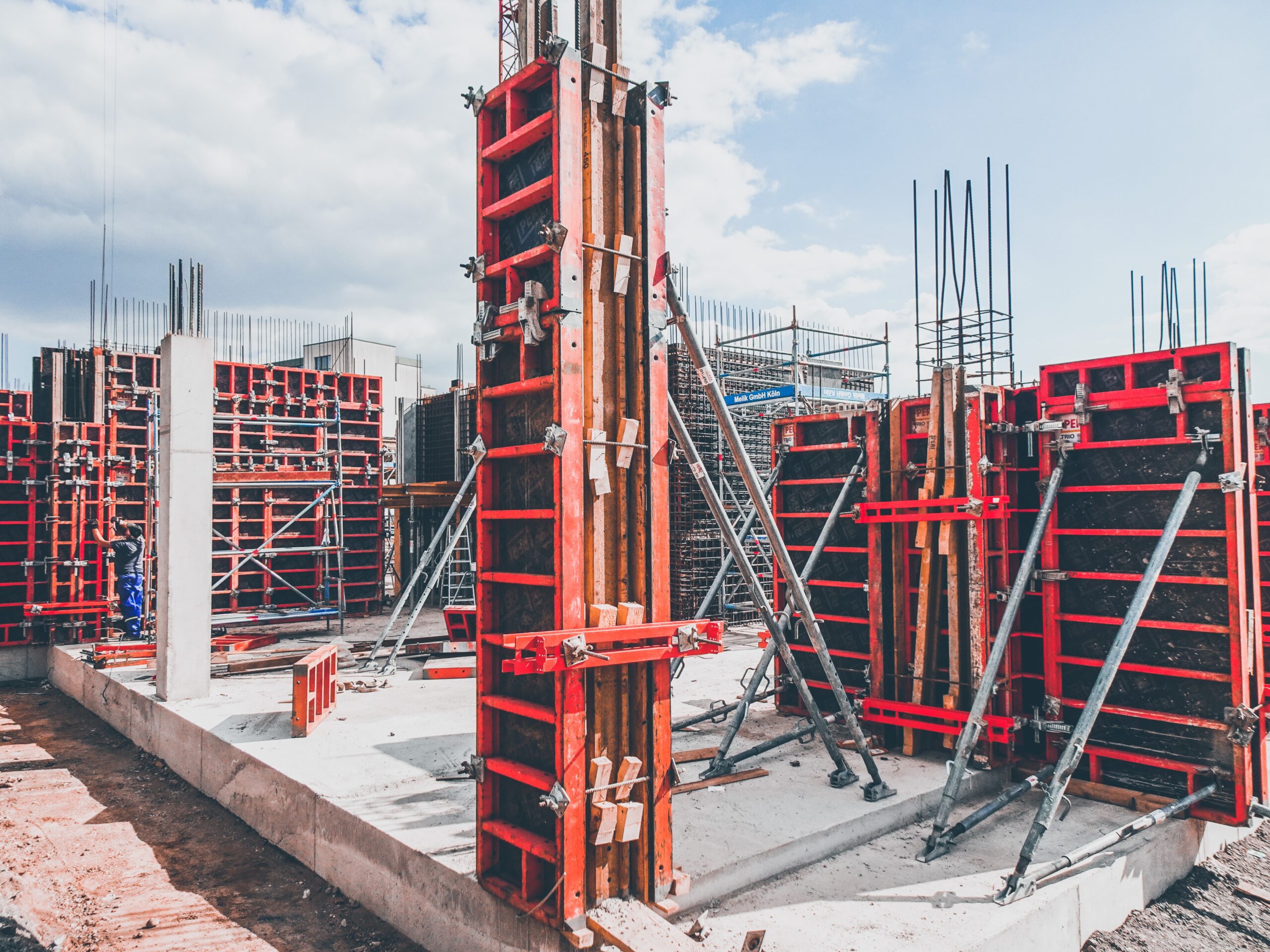 Lavori in corso di ristrutturazione edificio